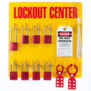 ZING 2727 Lockout Tagout Station - 8 Aluminum Padlocks – Lockout/Tagout