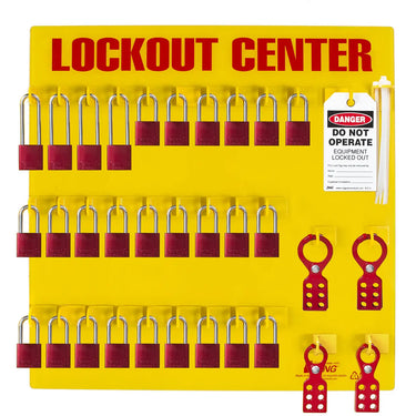 ZING 2729 Lockout Tagout Station - 28 Aluminum Padlocks – Lockout/Tagout