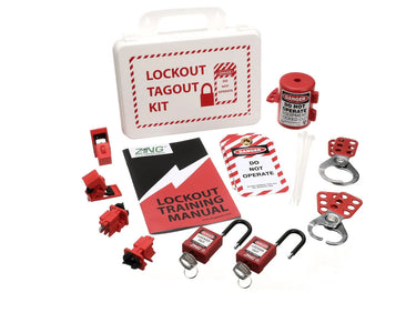 ZING 7136 Compact Electrical Lockout Kit – Lockout/Tagout