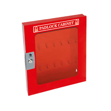 ZING 7336 41-Padlock Cabinet, Clear Window – Lockout/Tagout