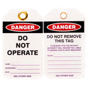 ZING Lockout Tags, Do Not Operate, 10/pk – Lockout/Tagout