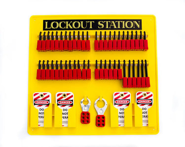 ZING 7373 48-Padlock Lockout Station – Lockout/Tagout