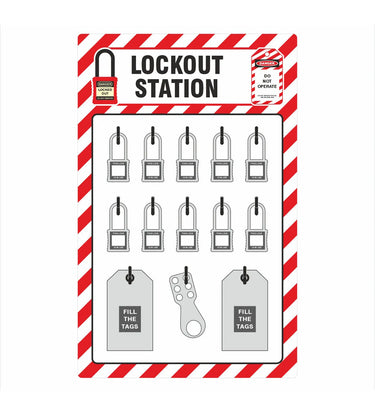 ZING Lockout Shadow Board – Lockout/Tagout