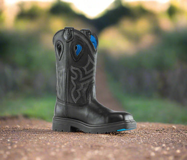 Steel Blue Blue Heeler Steel Toe Men's Boot – Footwear