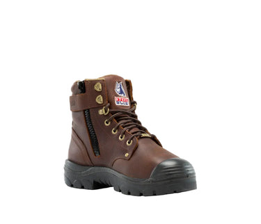 Steel Blue Argyle Zip Steel Toe Men's Boot with Met Protection – Footwear