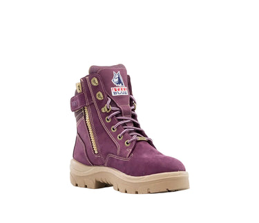 Steel Blue Southern Cross Zip Steel Toe Women's Boot with Penetration Resistance – Footwear