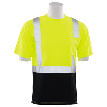 Delta Plus 9601SB Class 2 Black Bottom Jersey Short Sleeve T-Shirt – Apparel