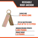 Malta Dynamics Reusable Roof Anchor – Fall Protection