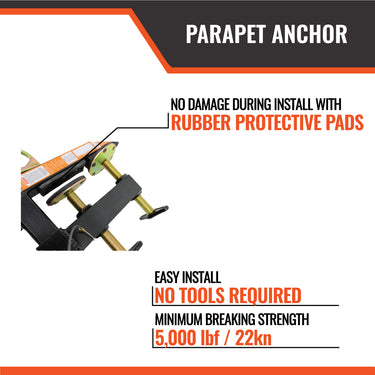 Malta Dynamics Parapet Anchor – Fall Protection