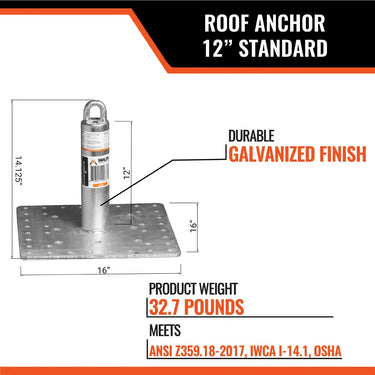 Malta Dynamics Standard Roof Anchor – Fall Protection