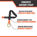 Malta Dynamics Concrete Anchor Strap with D-Ring – Fall Protection