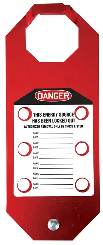 OSHA Danger Hasp: Do Not Operate – Lockout/Tagout