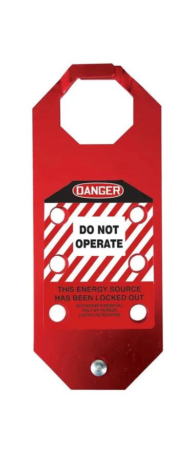OSHA Danger Hasp: Do Not Operate – Lockout/Tagout