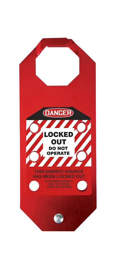 OSHA Danger Hasp: Locked Out Do Not Operate – Lockout/Tagout