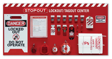 6-Padlock Standard Lockout Center Combo Kit – Lockout/Tagout
