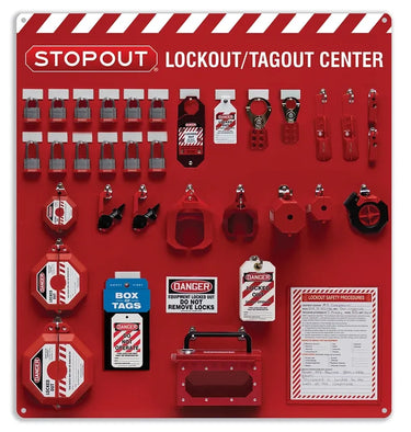 12-Padlock Deluxe Lockout Center Combo Kit – Lockout/Tagout