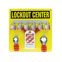 Aluminum Hanger Board: 6-Padlock Board Kit – Lockout/Tagout