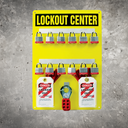 Lockout Center Aluminum Hanger Boards: 12-Padlock Board – Lockout/Tagout