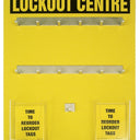 Lockout Center Aluminum Hanger Boards: 12-Padlock Board - Board Only – Lockout/Tagout