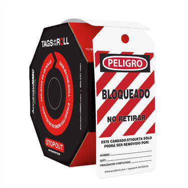 OSHA Danger Tags By-The-Roll: Locked Out Do Not Operate – Lockout/Tagout
