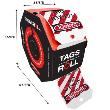 OSHA Danger Tags By-The-Roll: Locked Out Do Not Operate – Lockout/Tagout