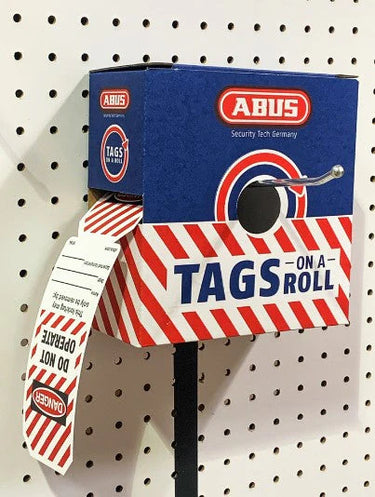ABUS Tags On A Roll - Do Not Operate (Red) – Lockout/Tagout