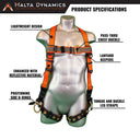 Malta Dynamics Warthog Side D-Ring Harness – Fall Protection