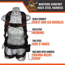 Malta Dynamics Warthog Comfort MAXX Steel Harness – Fall Protection
