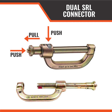 Malta Dynamics Dual SRL Connector – Fall Protection