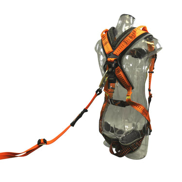 Malta Dynamics 4' - 6' Adjustable Restraint Lanyard with 2 Steel Snap Hooks – Fall Protection
