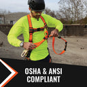 Malta Dynamics 4' - 6' Adjustable Restraint Lanyard with 2 Steel Snap Hooks – Fall Protection