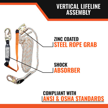Malta Dynamics Vertical Lifeline Assembly – Fall Protection