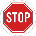 Floor Sign: Stop – Signs & Labels