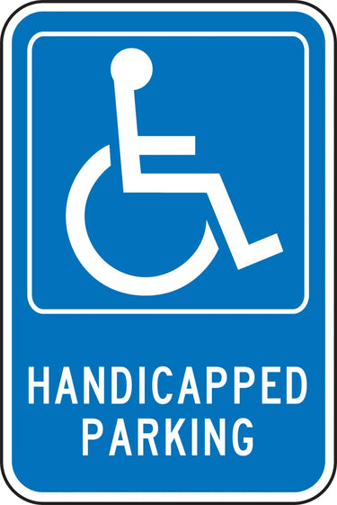 Federal Parking Sign: Handicapped Parking (With Symbol) – Signs & Labels