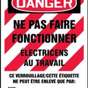 Danger: Do Not Operate Lockout Tags – Lockout/Tagout