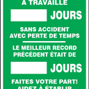 Write-A-Day Scoreboards: This Department Has Worked _ Days Without A Lost Time Accident - Previous Record – Lockout/Tagout