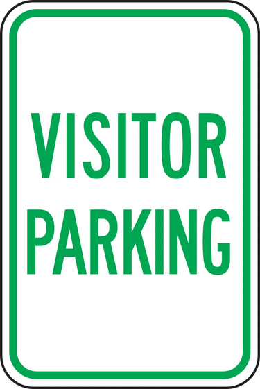 Traffic Sign: Visitor Parking – Signs & Labels
