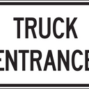 Facility Traffic Sign: Truck Entrance – Signs & Labels