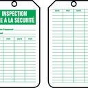 Equipment Status Safety Tag: Safety Inspection – Lockout/Tagout