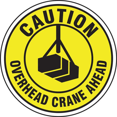 LED Sign Projector Lens: Caution Overhead Crane Ahead – Signs & Labels
