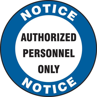 LED Sign Projector Lens: Notice Authorized Personnel Only – Signs & Labels