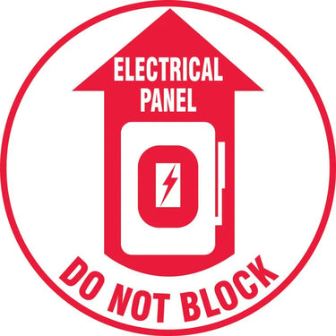 LED Sign Projector Lens: Electrical Panel Do Not Block – Signs & Labels