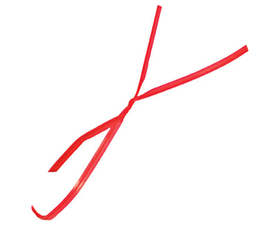 Twist Ties: 12-in. (Red) – Lockout/Tagout