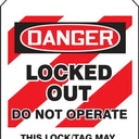 Tab Tag: Lockout Out - 25 Pack – Lockout/Tagout