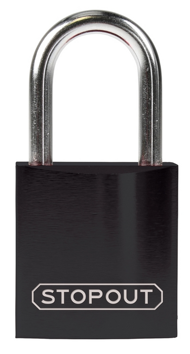 Compact Anodized Aluminum Padlock – Lockout/Tagout