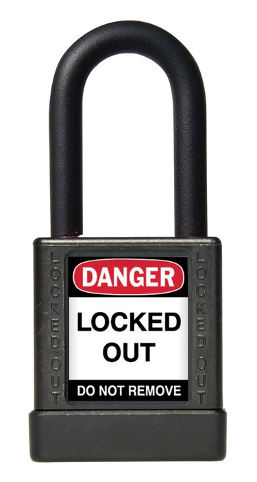 Brass Body Padlock With Plastic Cover - 1 3/4 Inch Body – Lockout/Tagout