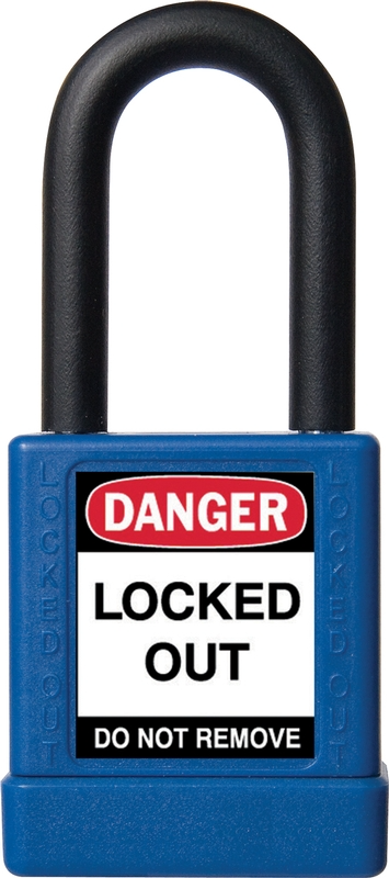 Brass Body Padlock With Plastic Cover - 1 3/4 Inch Body – Lockout/Tagout