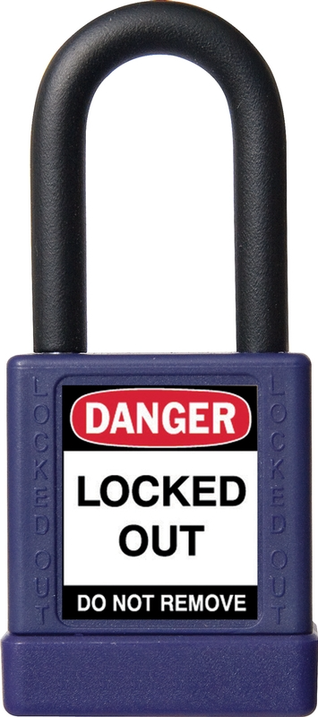 Brass Body Padlock With Plastic Cover - 1 3/4 Inch Body – Lockout/Tagout