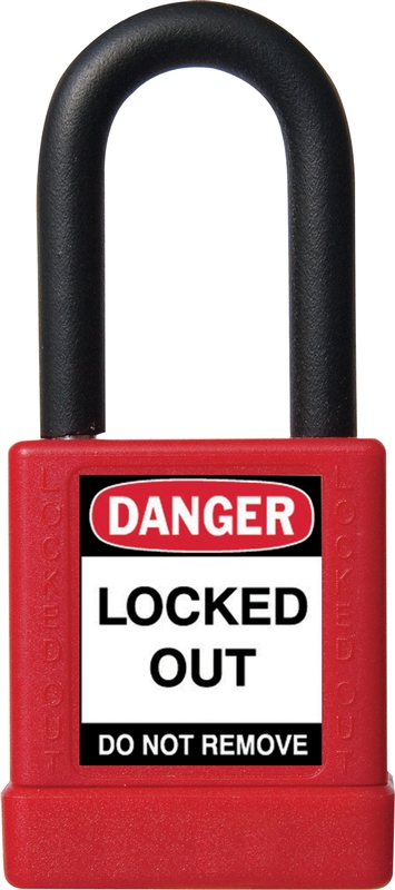 Brass Body Padlock With Plastic Cover - 1 3/4 Inch Body – Lockout/Tagout