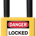 Brass Body Padlock With Plastic Cover - 1 3/4 Inch Body – Lockout/Tagout